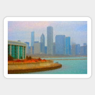 A Walk on the Lakefront Sticker